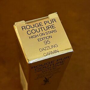 NIB YSL Rouge Pur Couture Dazzling Carmin 95 Lipstick, Limited Edition